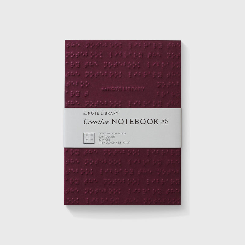 Bundle - Creative Notebook // A4 Light Blue + A5 Aubergine