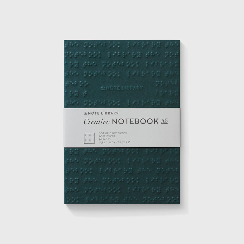 Bundle - Creative Notebook // A4 Light Rose + A5 Racing Green