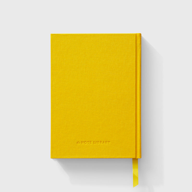 Classic notebog fv. yellow, back, dot grid 