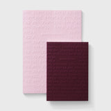 Bundle - Creative Notebook // A4 Light Rose + A5 Aubergine