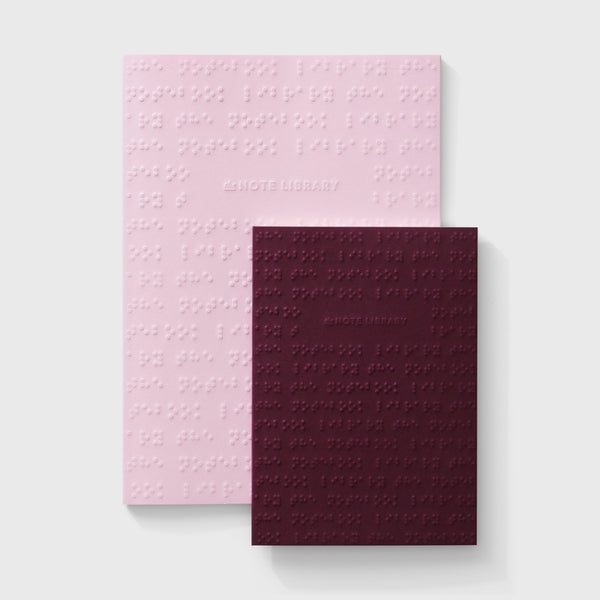 Bundle - Creative Notebook // A4 Light Rose + A5 Aubergine