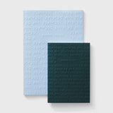 Bundle - Creative Notebook // A4 Light Blue + A5 Racing Green