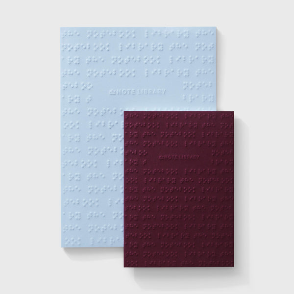 Bundle - Creative Notebook // A4 Light Blue + A5 Aubergine