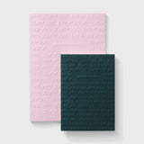 Bundle - Creative Notebook // A4 Light Rose + A5 Racing Green