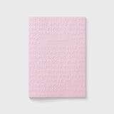 Creative Notesbog A4, Light Rose front u. tekst