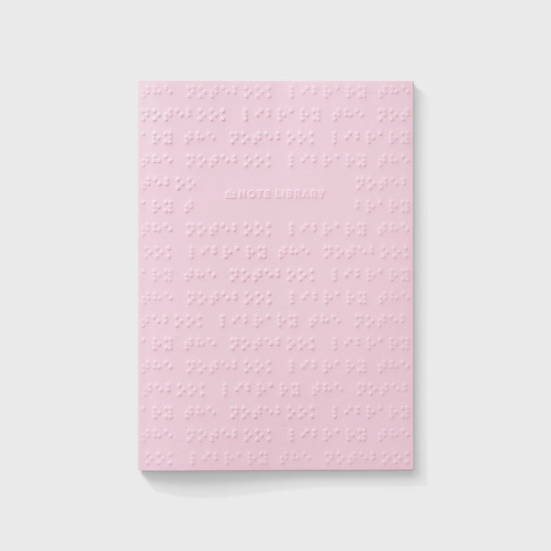 Creative Notesbog A4, Light Rose front u. tekst